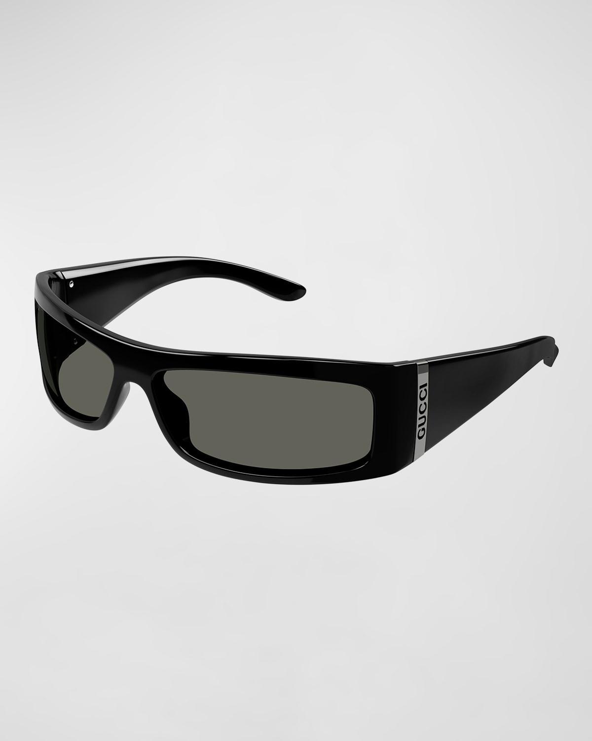 Mens GG1492Sm Plastic Rectangle Sunglasses Product Image