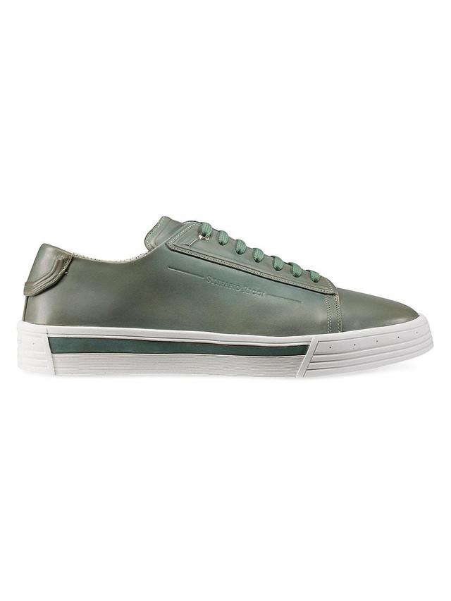 Mens Calfskin Leather Sneakers Product Image