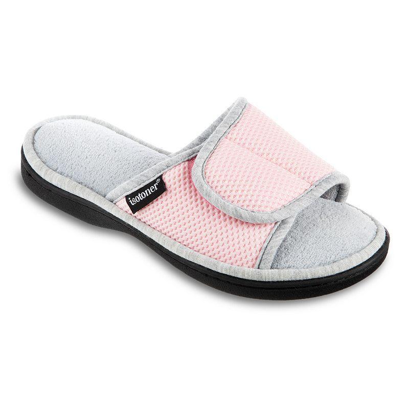 Womens isotoner Sport Adjustable Slide Slippers Product Image