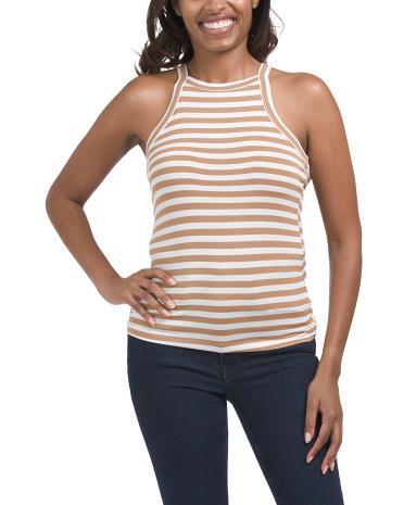 Dylan Striped Tank For Women Product Image