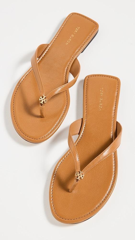 Tory Burch Leather Flip Flops | Shopbop Product Image