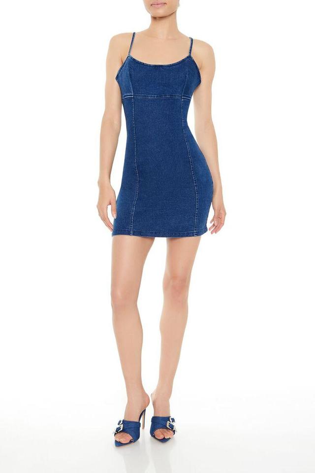 Bodycon Denim Cami Mini Dress | Forever 21 Product Image