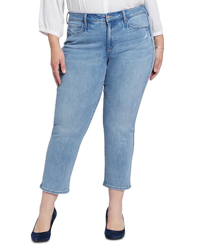 Nydj Plus Marilyn Straight Ankle Jeans in Lakefront Product Image