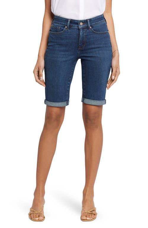 NYDJ Briella Roll Cuff Denim Bermuda Shorts Product Image