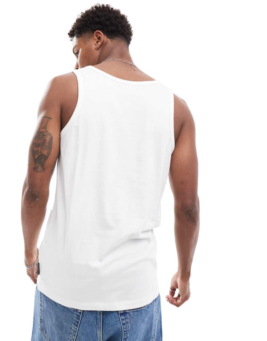 French Connection tank in white Product Image