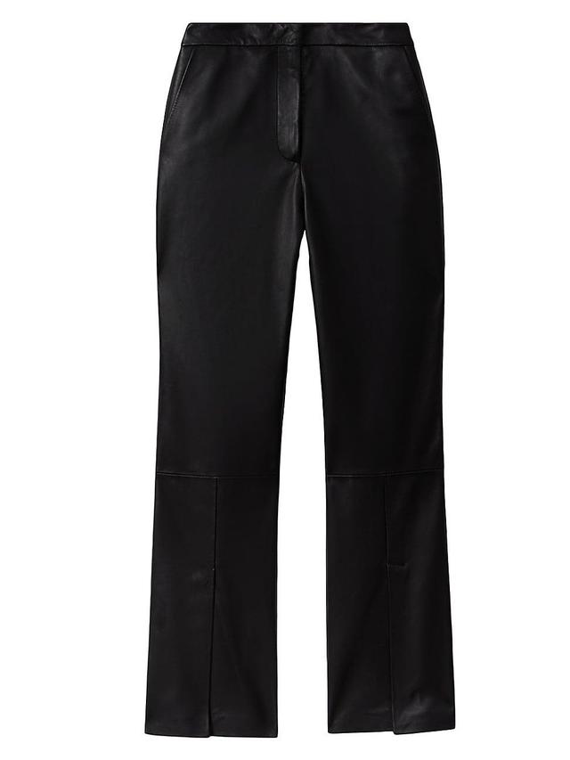 Womens Reiss x McLaren F1 Team Lottie Low-Rise Leather Pants Product Image