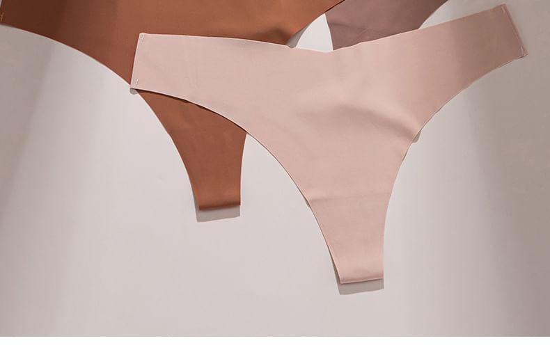 Plain Seamless Thong Product Image