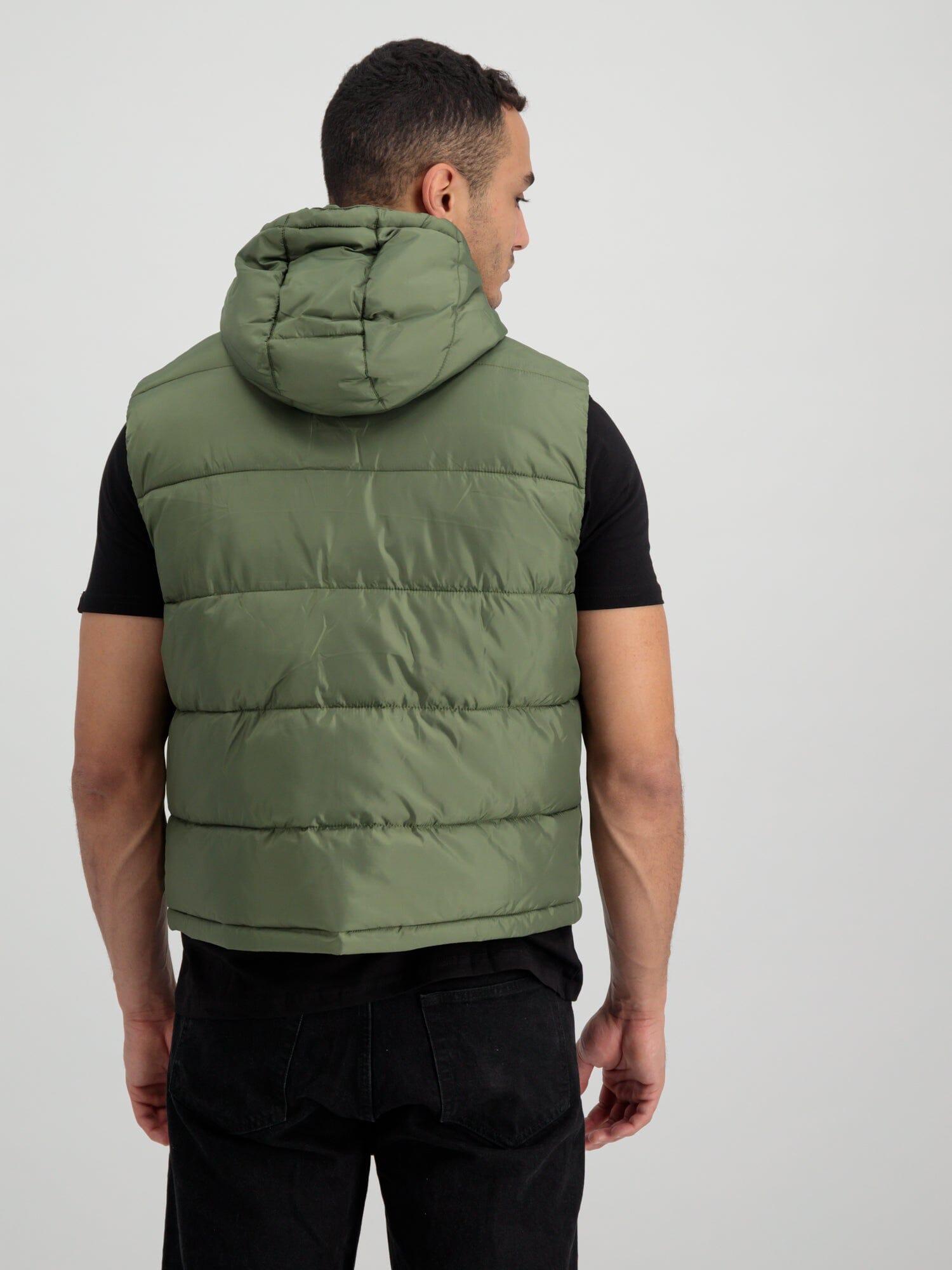 HOODED PUFFER VEST Male Product Image