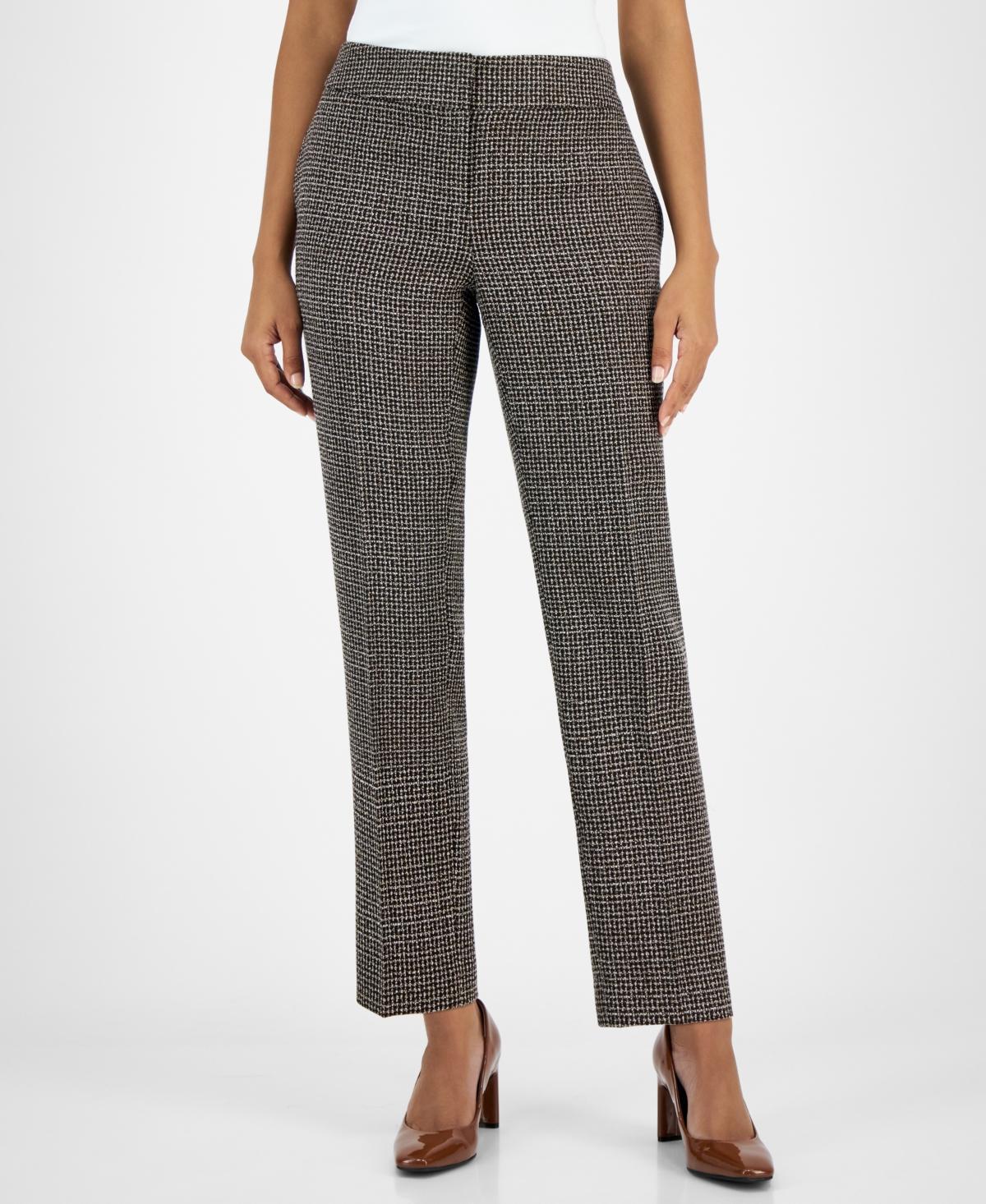 Kasper Womens Tweed Slim-Leg Pants product image