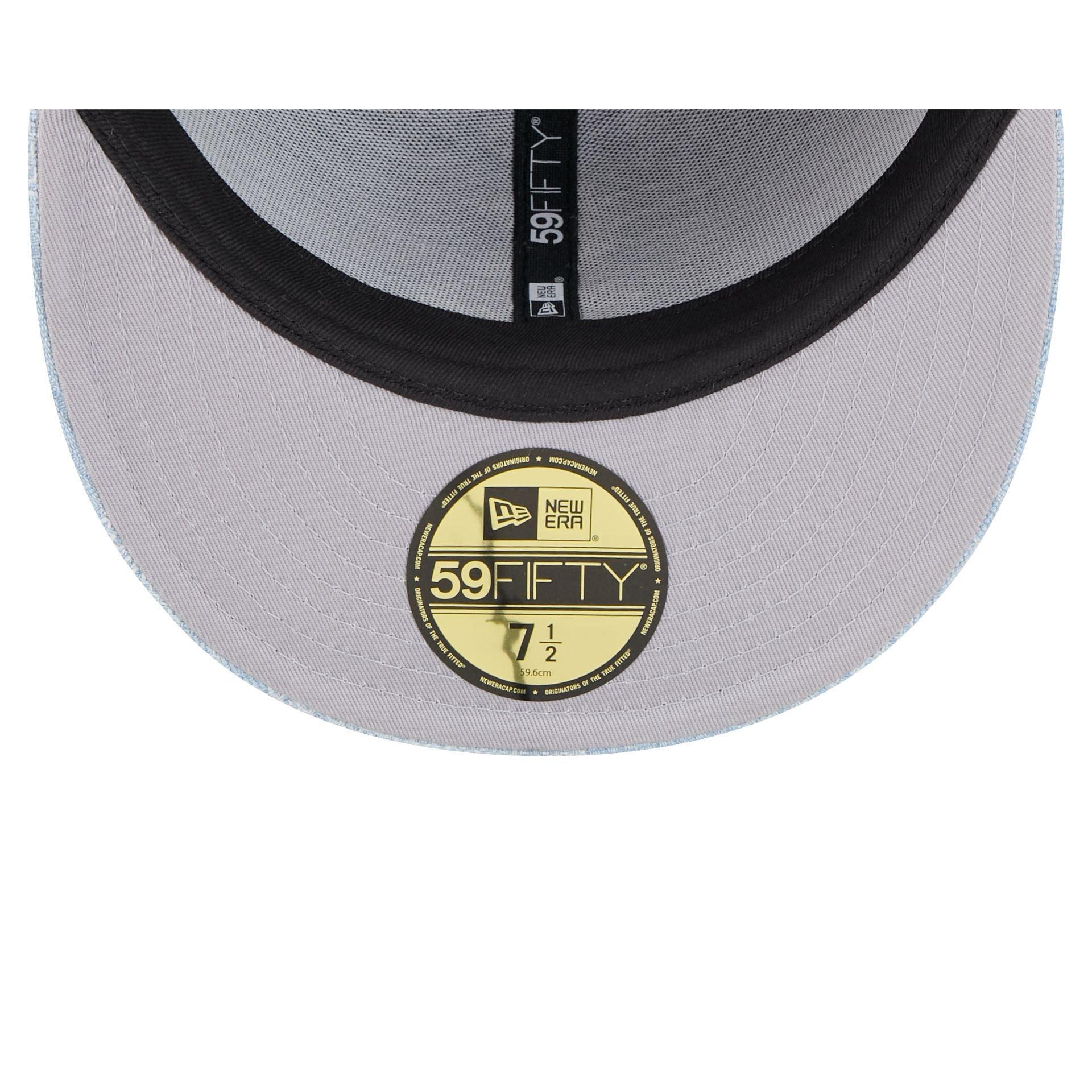 Chicago White Sox Patch Denim 59FIFTY Fitted Hat Male Product Image