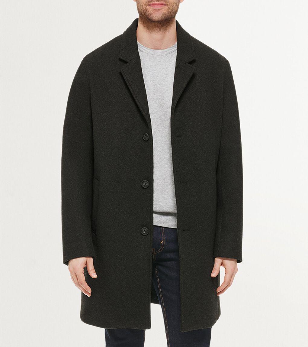 Men's Stretch Wool Top Coat Product Image