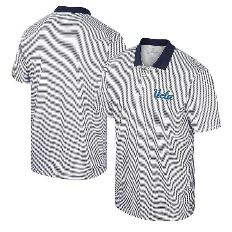 Mens Colosseum UCLA Bruins Print Stripe Polo Product Image