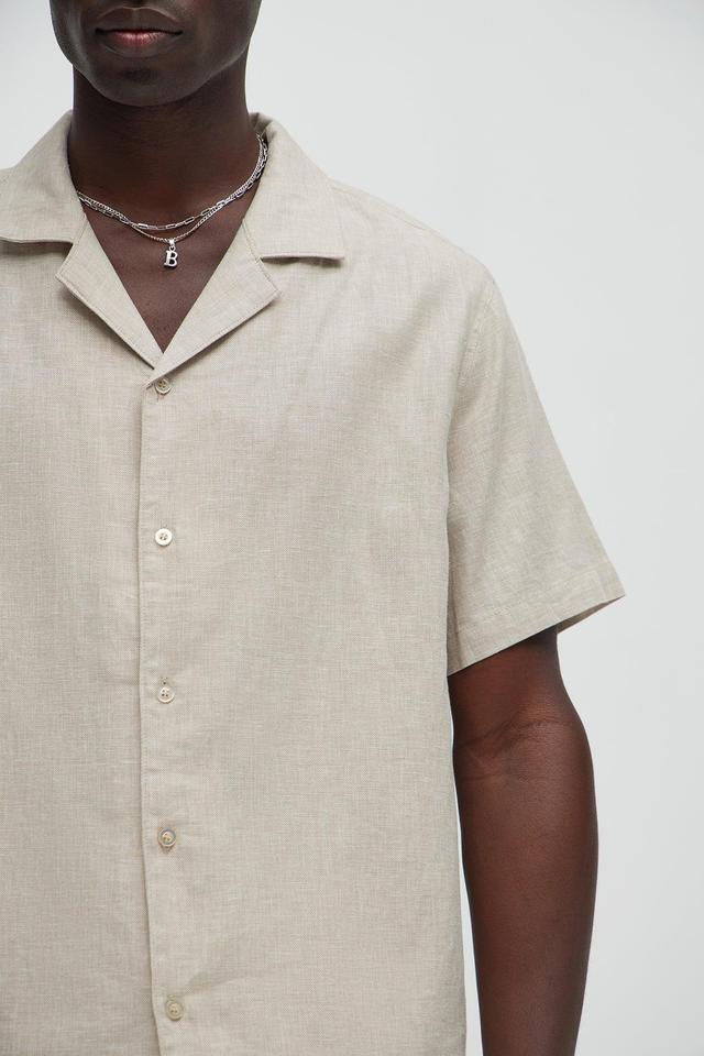 Bahamas Linen Shirt - Stone Product Image