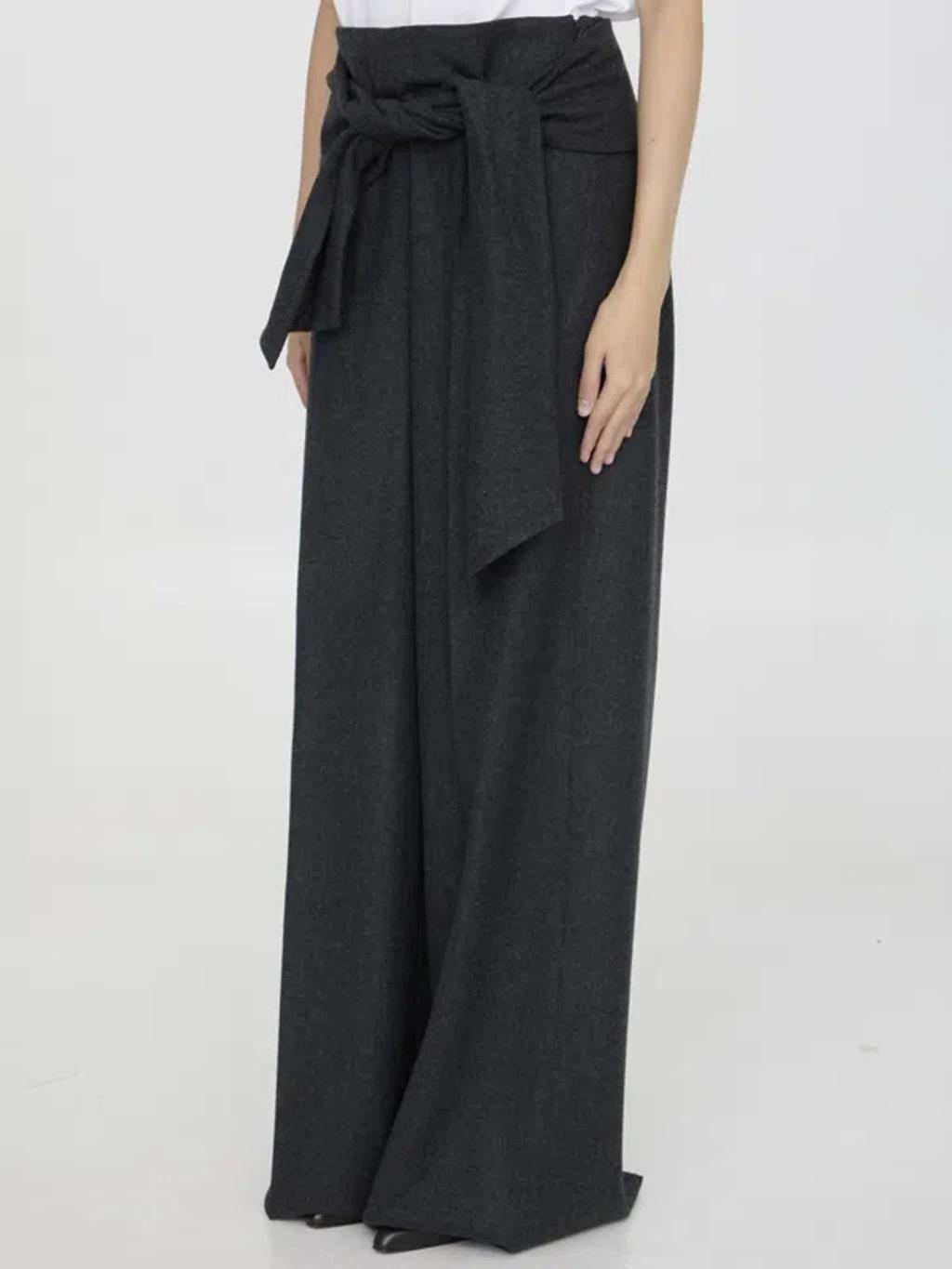 MAX MARA Arsenio Trousers In Grey Product Image