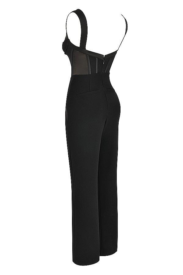 Mylene Black Corset Jumpsuit Product Image