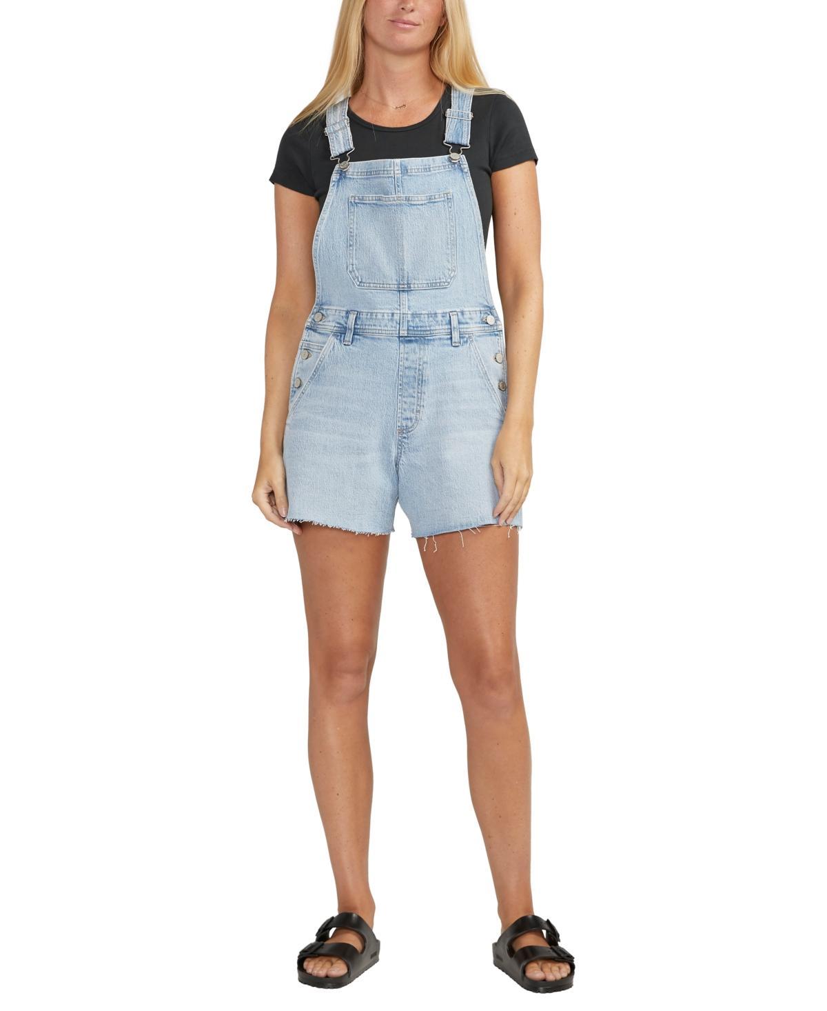 Women's Relaxed Shorts Overalls Product Image