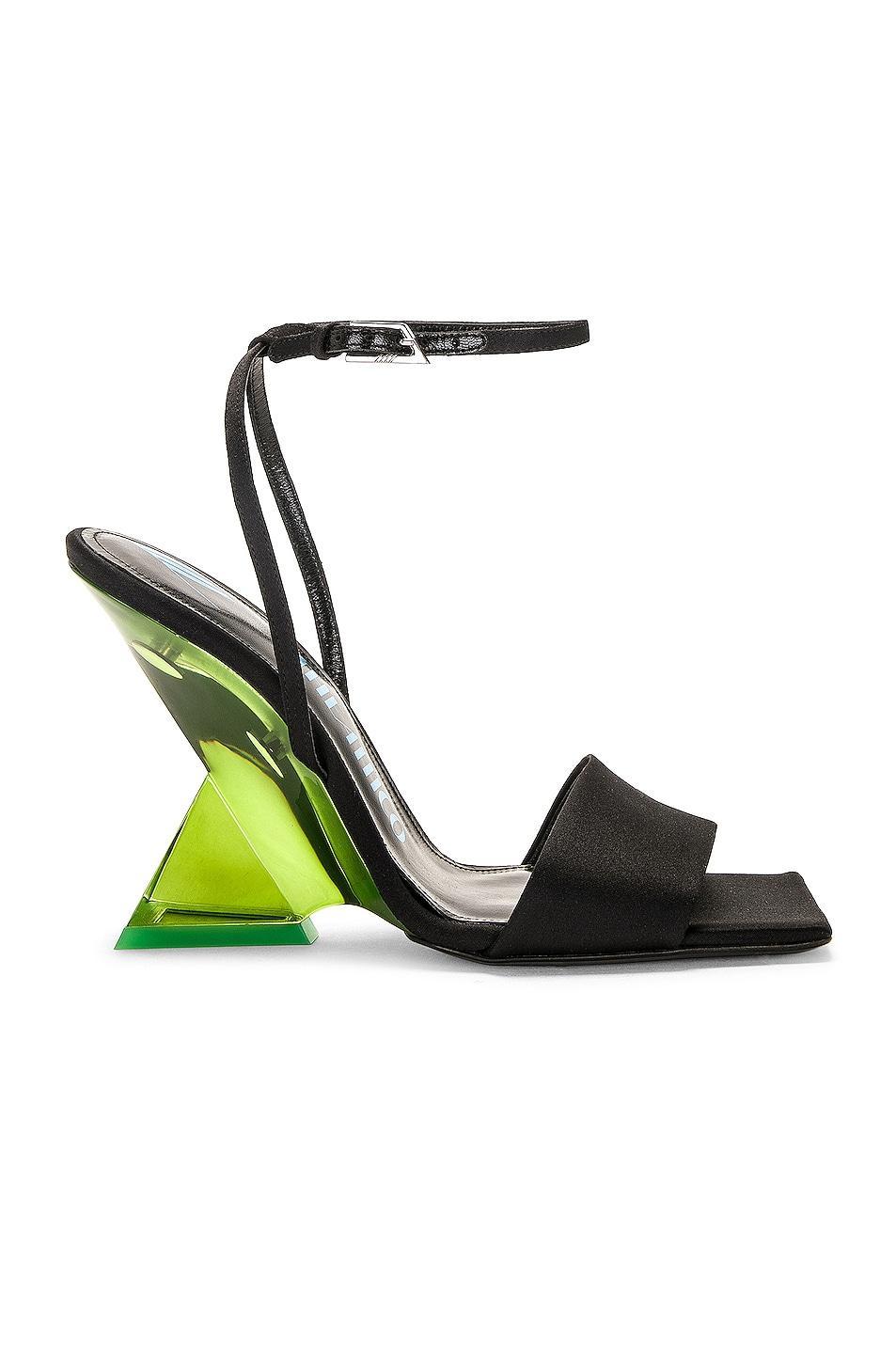 THE ATTICO Cheope 105 Sandal in Black Product Image