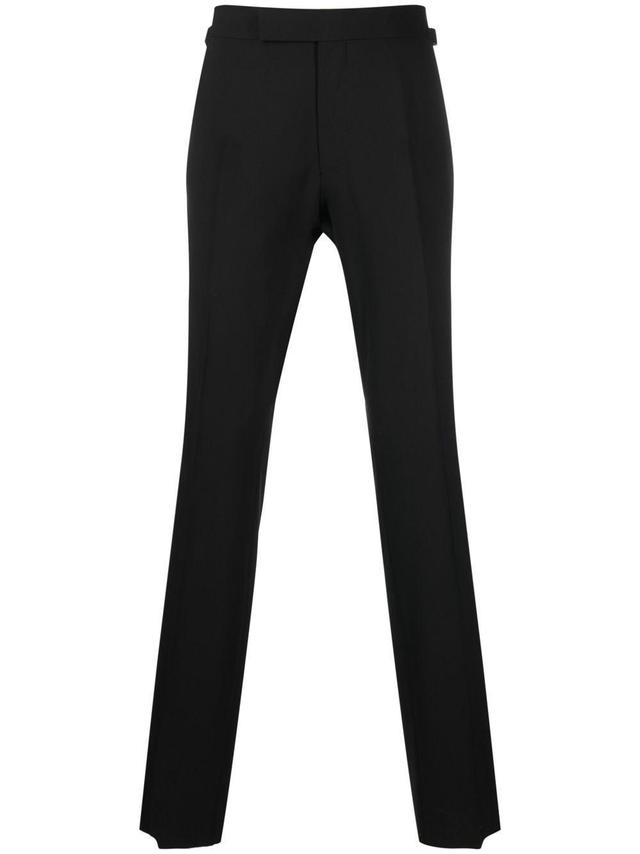 Straight-leg Tailored Trousers In Black Product Image