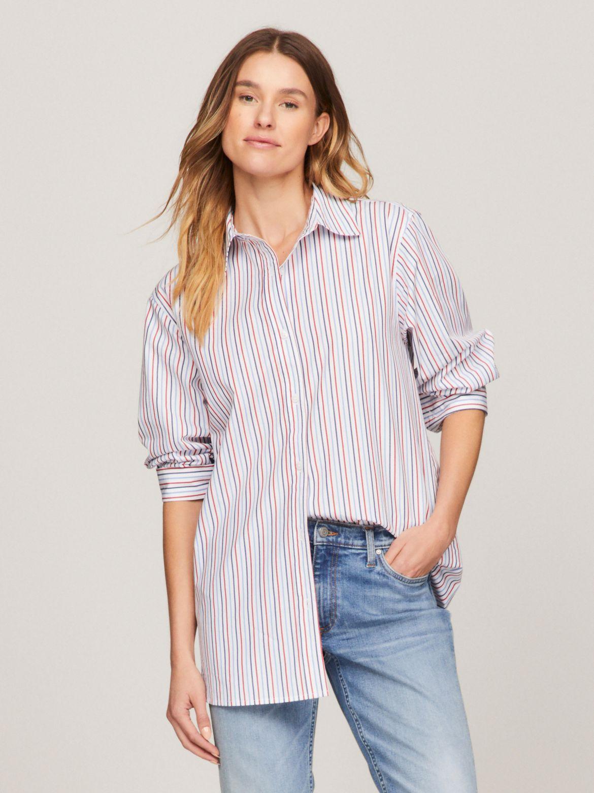 Tommy Hilfiger Women's Oversized Stripe Shirt product image