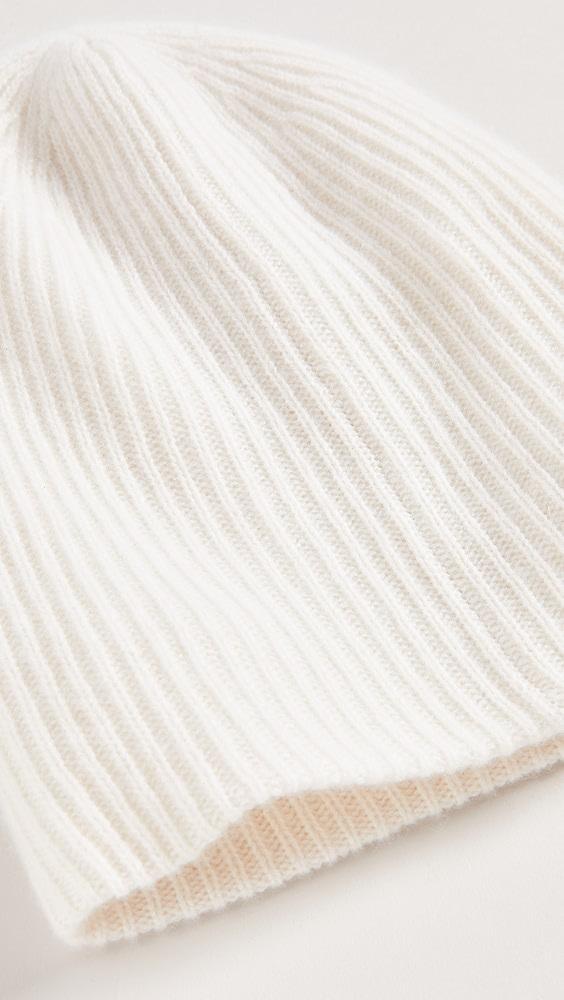 White + Warren Cashmere Plush Rib Beanie | Shopbop Product Image