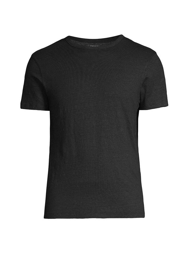 Mens Stretch Linen Crewneck T-Shirt Product Image