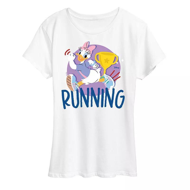 Disneys Daisy Duck Womens Running Graphic Tee Product Image