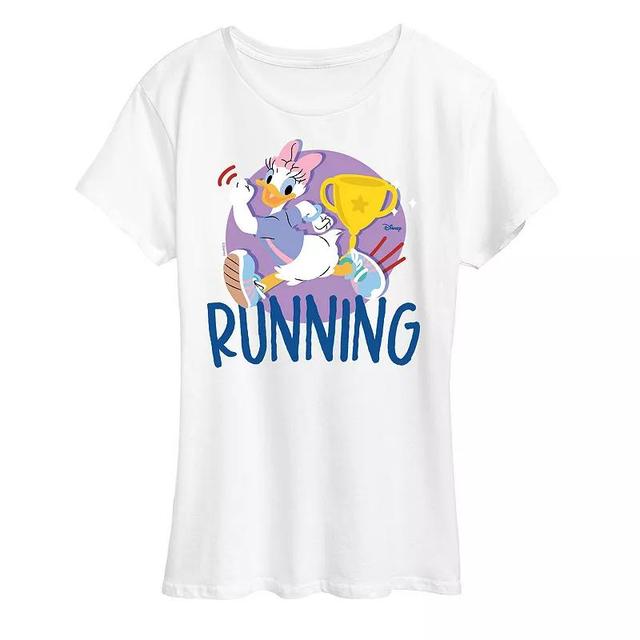 Disneys Daisy Duck Womens Running Graphic Tee Product Image