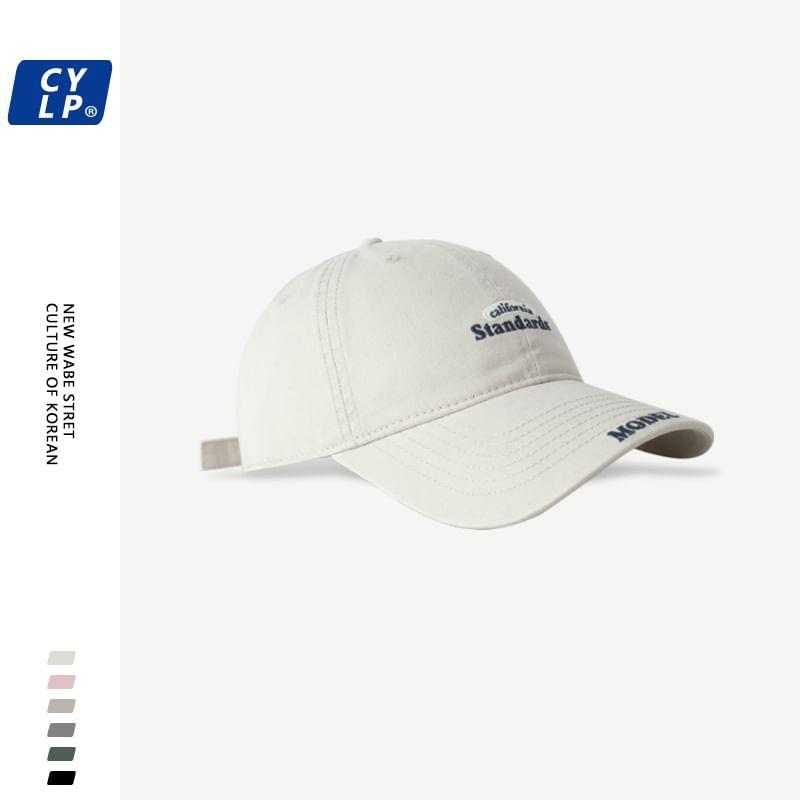 Lettering Embroidered Baseball Cap Product Image