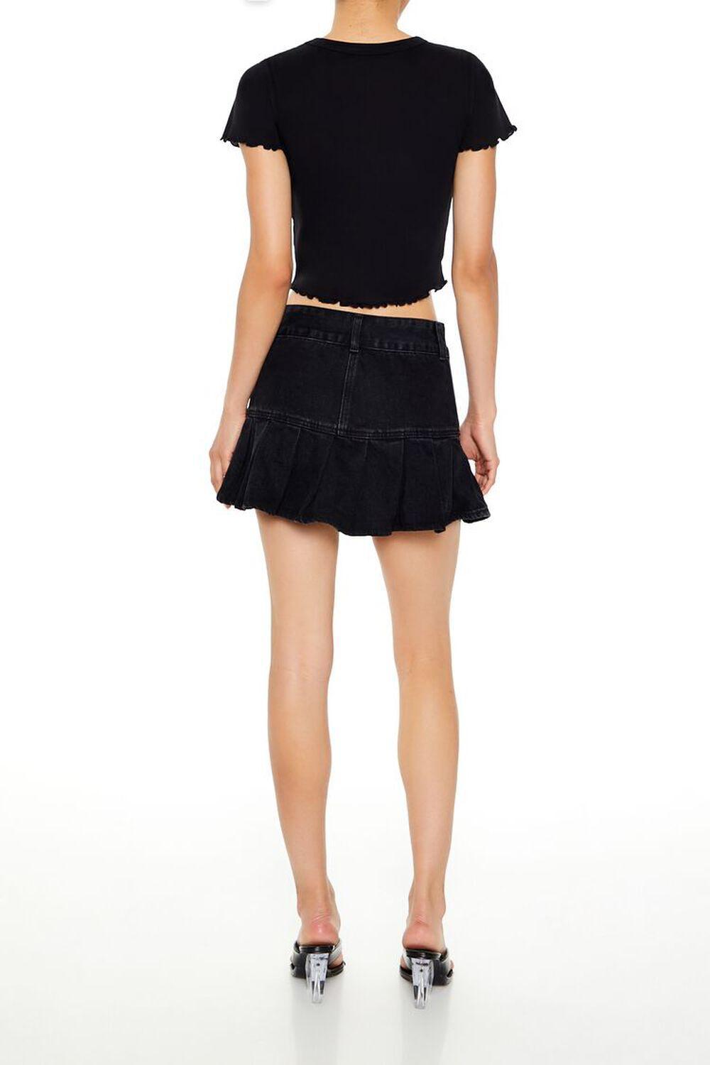 Pleated Drop-Waist Mini Skirt | Forever 21 Product Image