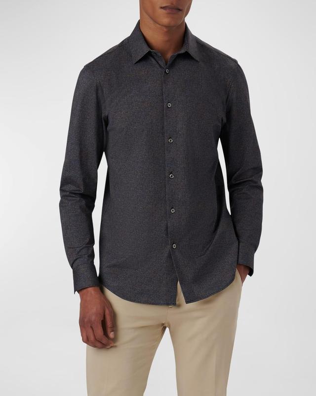 Bugatchi OoohCotton James Mlange Button-Up Shirt Product Image