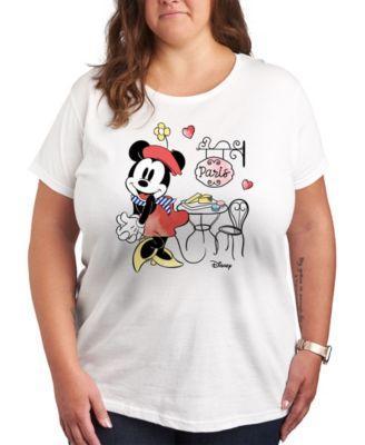 Minnie Paris Plus Size Graphic T-Shirt Product Image