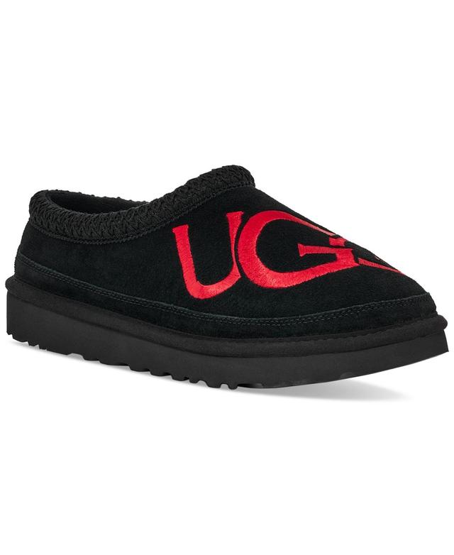 Ugg Mens Tasman Braid Embroidered Logo Slippers - Black/ Product Image