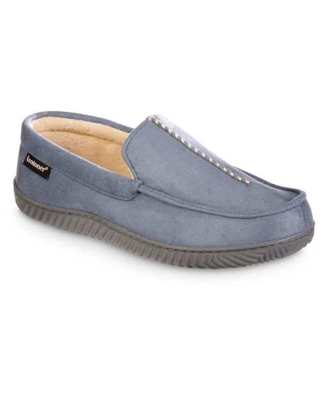 isotoner Advanced Memory Foam Microsuede Liam Moccasin ECO Comfort Mens Slippers Product Image