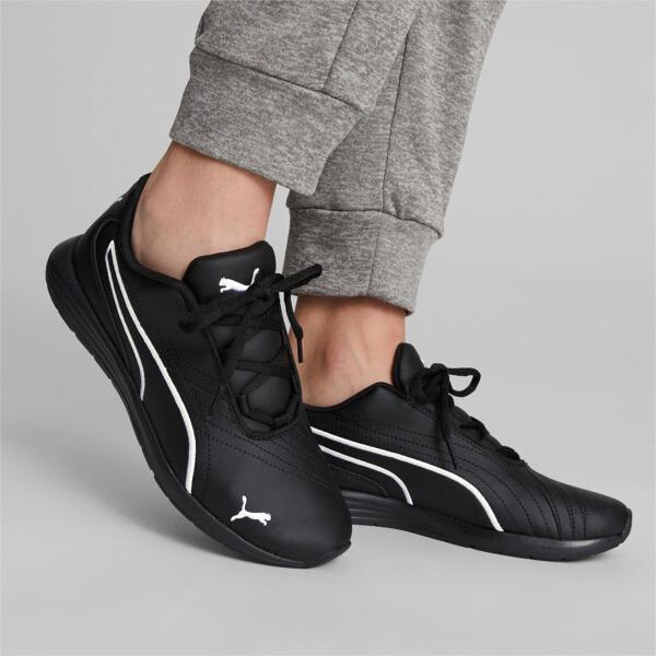 PUMA Ella Lace Up Women's Shoes in Black/White Product Image