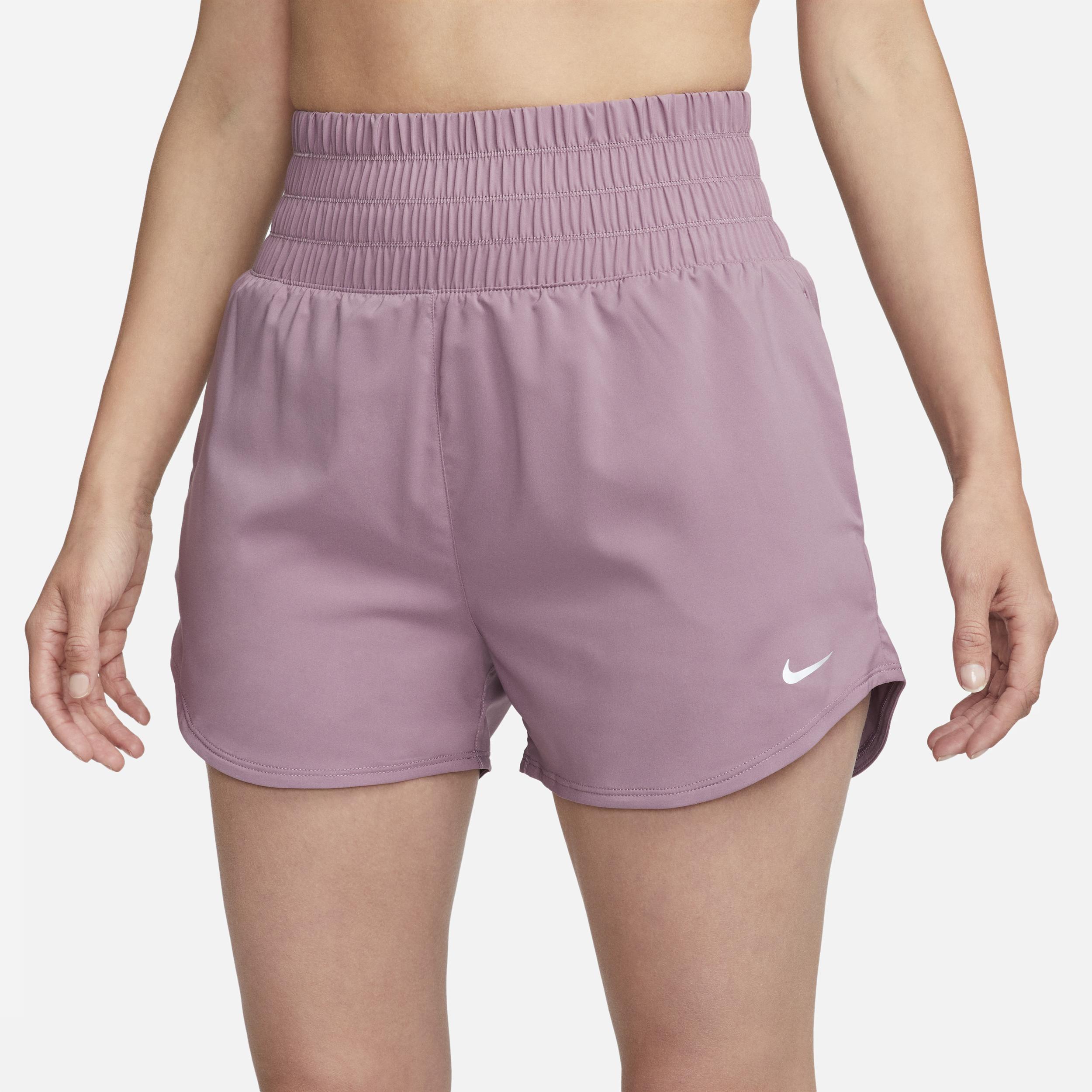 Nike Women's One Dri-FIT Ultra High-Waisted 3" Brief-Lined Shorts Product Image