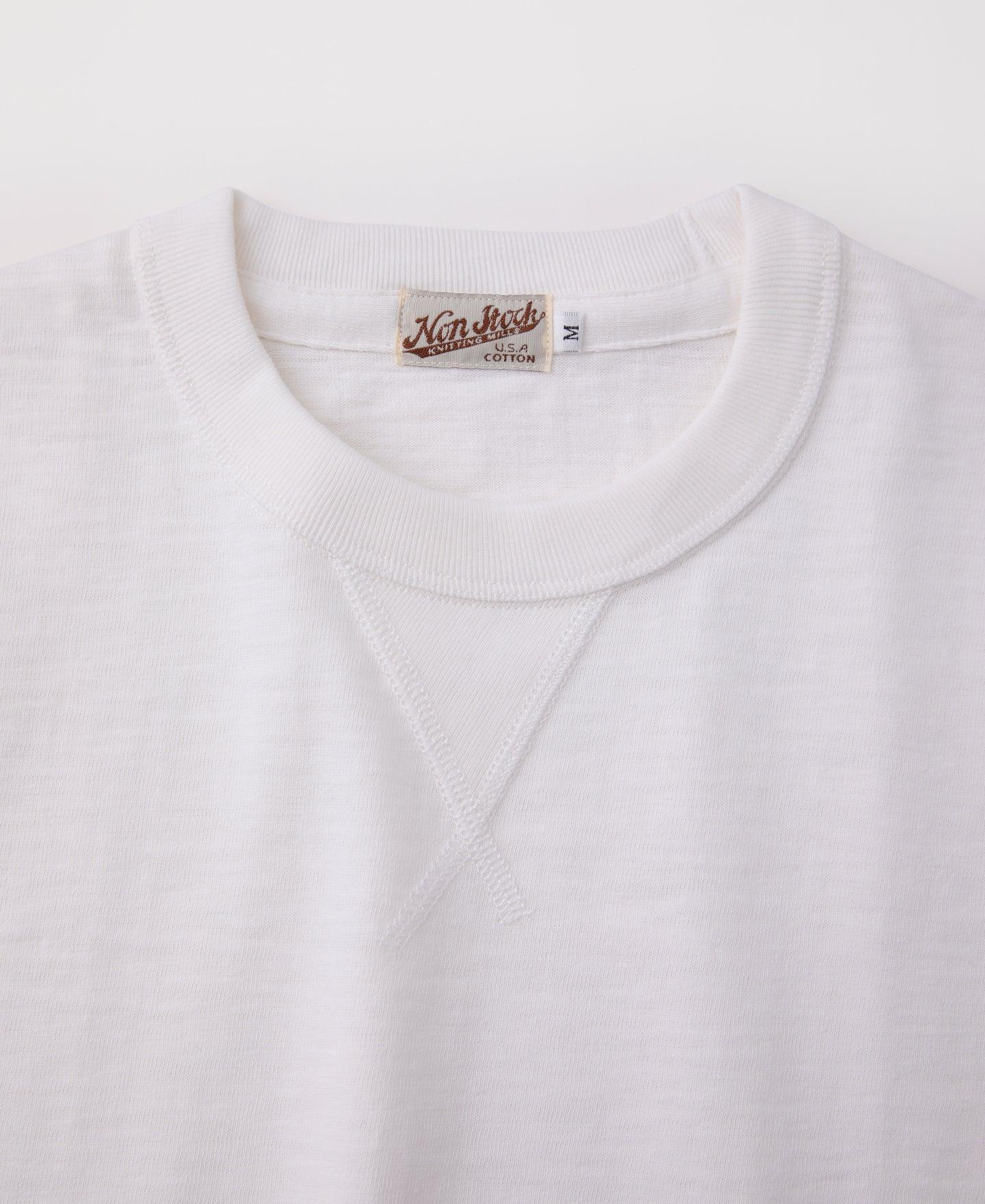 10.5 oz US Cotton Tubular Gusset T-Shirt - White Product Image