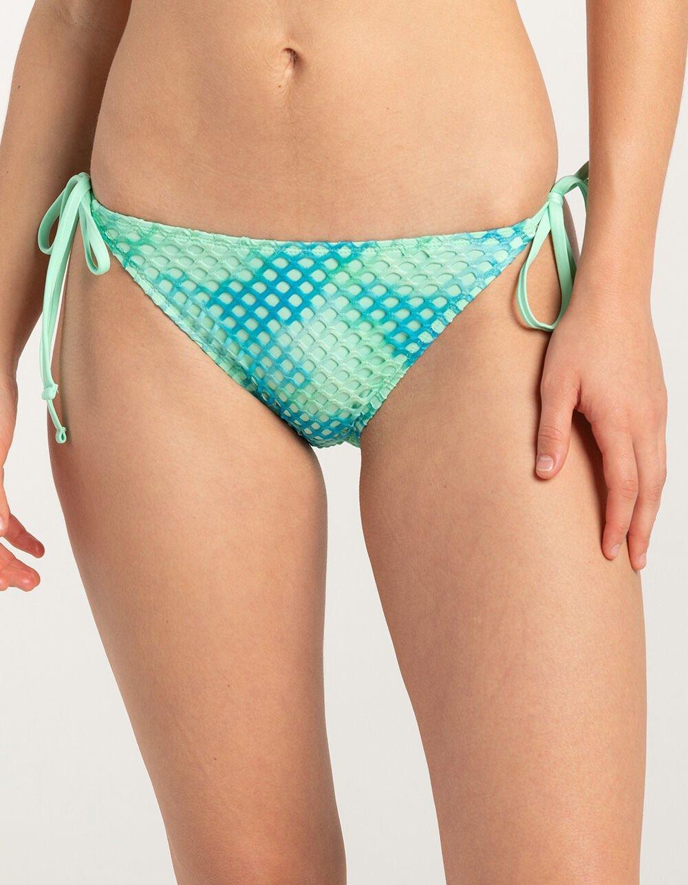 HURLEY Color Wash Mesh Tie Side Bikini Bottoms Product Image