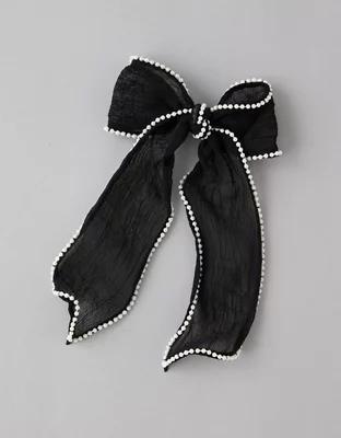 AEO Pearl-Trim Bow Clip Product Image