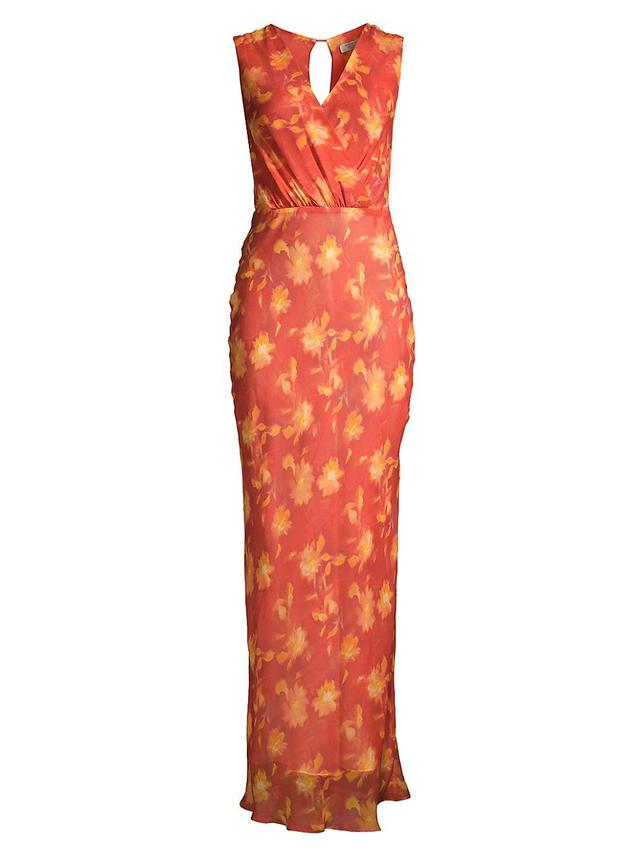 Womens Azalea Floral Wrap Maxi Dress Product Image