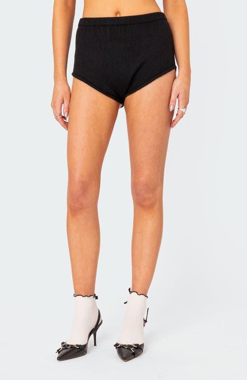 Womens Comfort club knit micro shorts Product Image