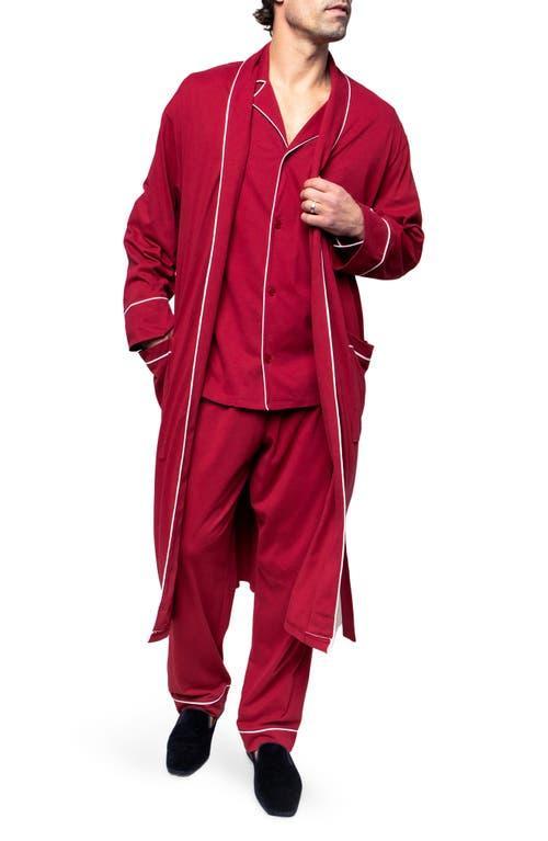 Petite Plume Mens Luxe Pima Cotton Robe Product Image