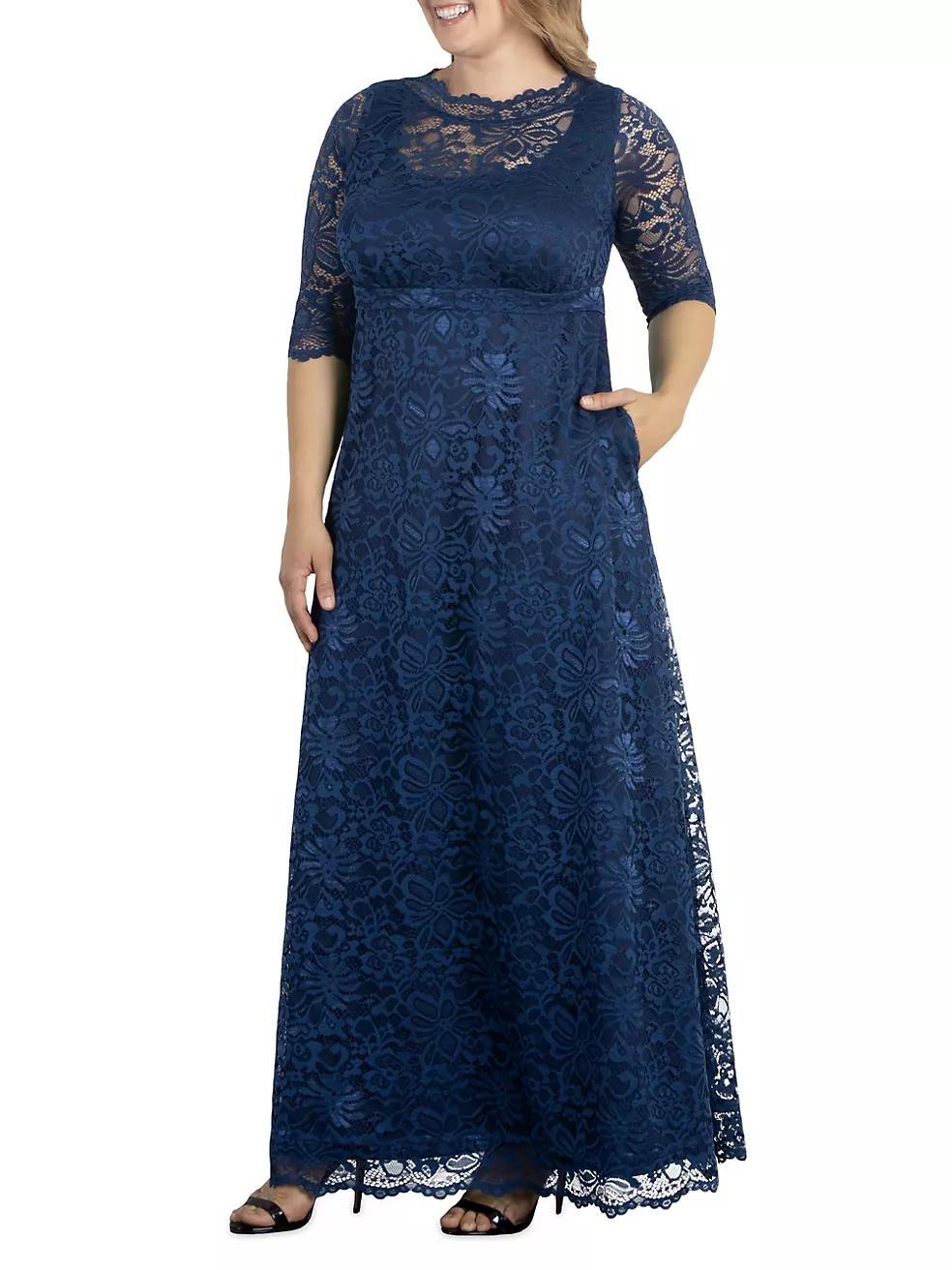 Leona Lace Gown Product Image