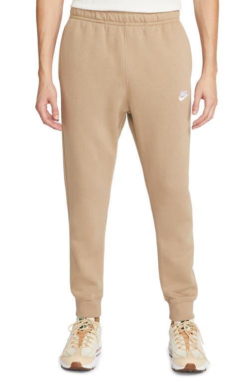 Nike Mens Nike Club Joggers - Mens White/Khaki/Khaki Product Image