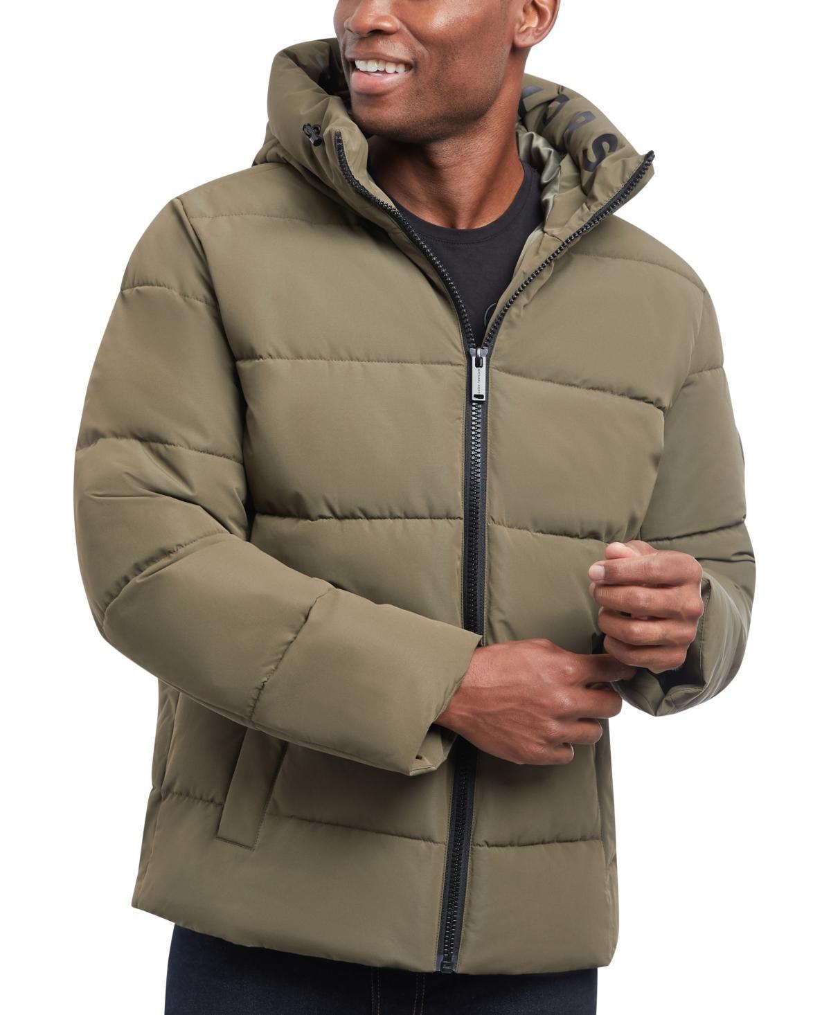 Michael Kors Mens Quilted Hooded Puffer Jacket Product Image