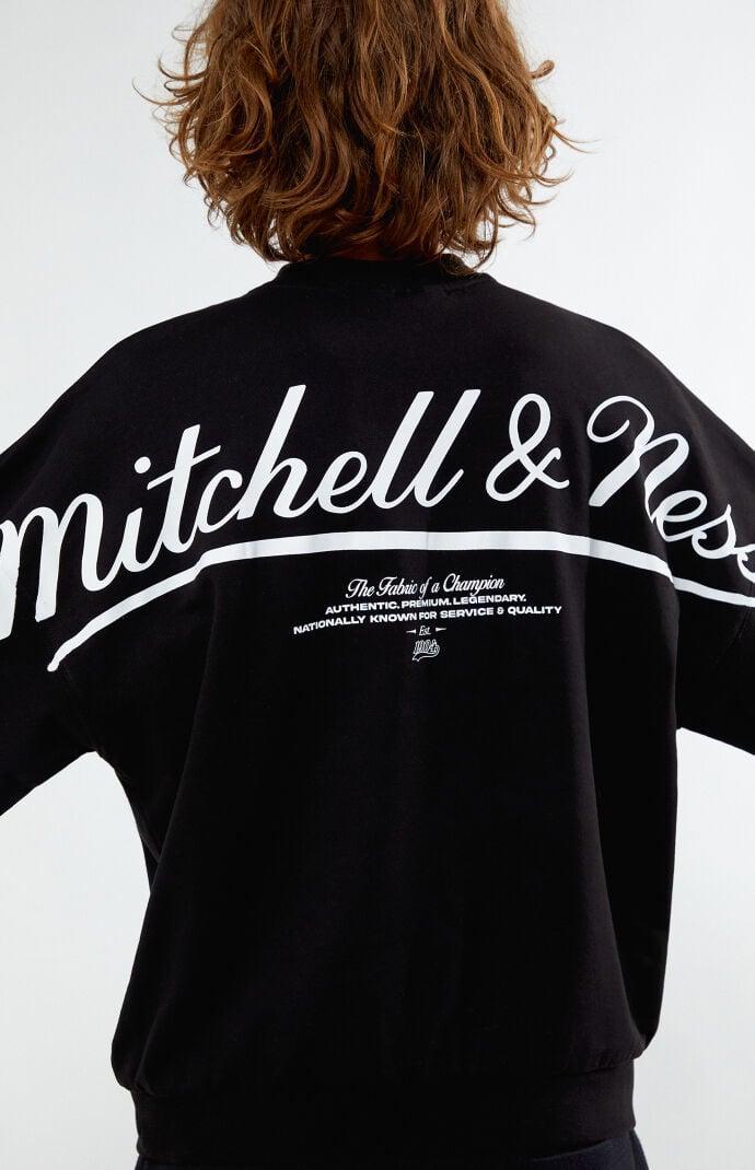 Mitchell & Ness Men's Oversized Crew Neck Sweatshirt Product Image