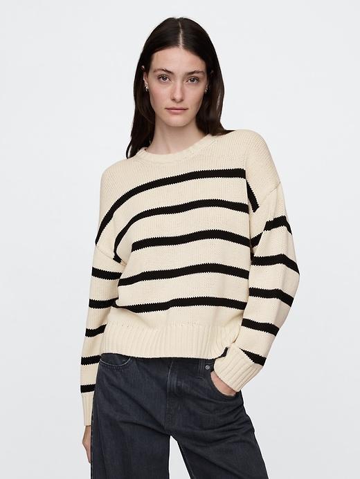 Relaxed Crewneck Sweater Product Image