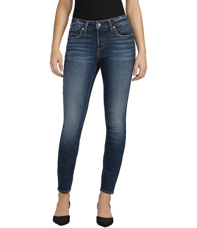 Silver Jeans Co. Elyse Mid Rise Skinny Jeans Product Image