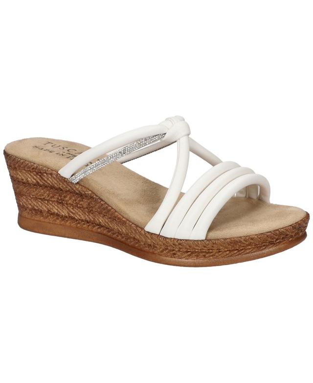 Easy Street Elvera Tuscany Womens Wedge Sandals Product Image