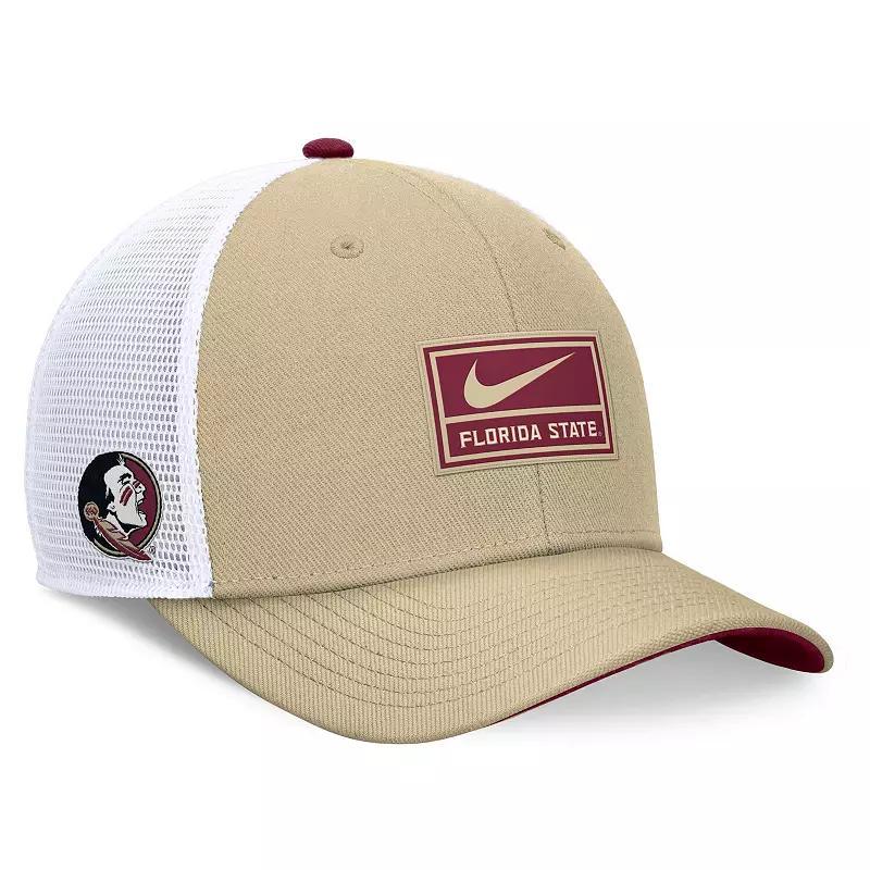 Mens Nike /White Florida State Seminoles 2024 On Field Swoosh Trucker Adjustable Hat Product Image