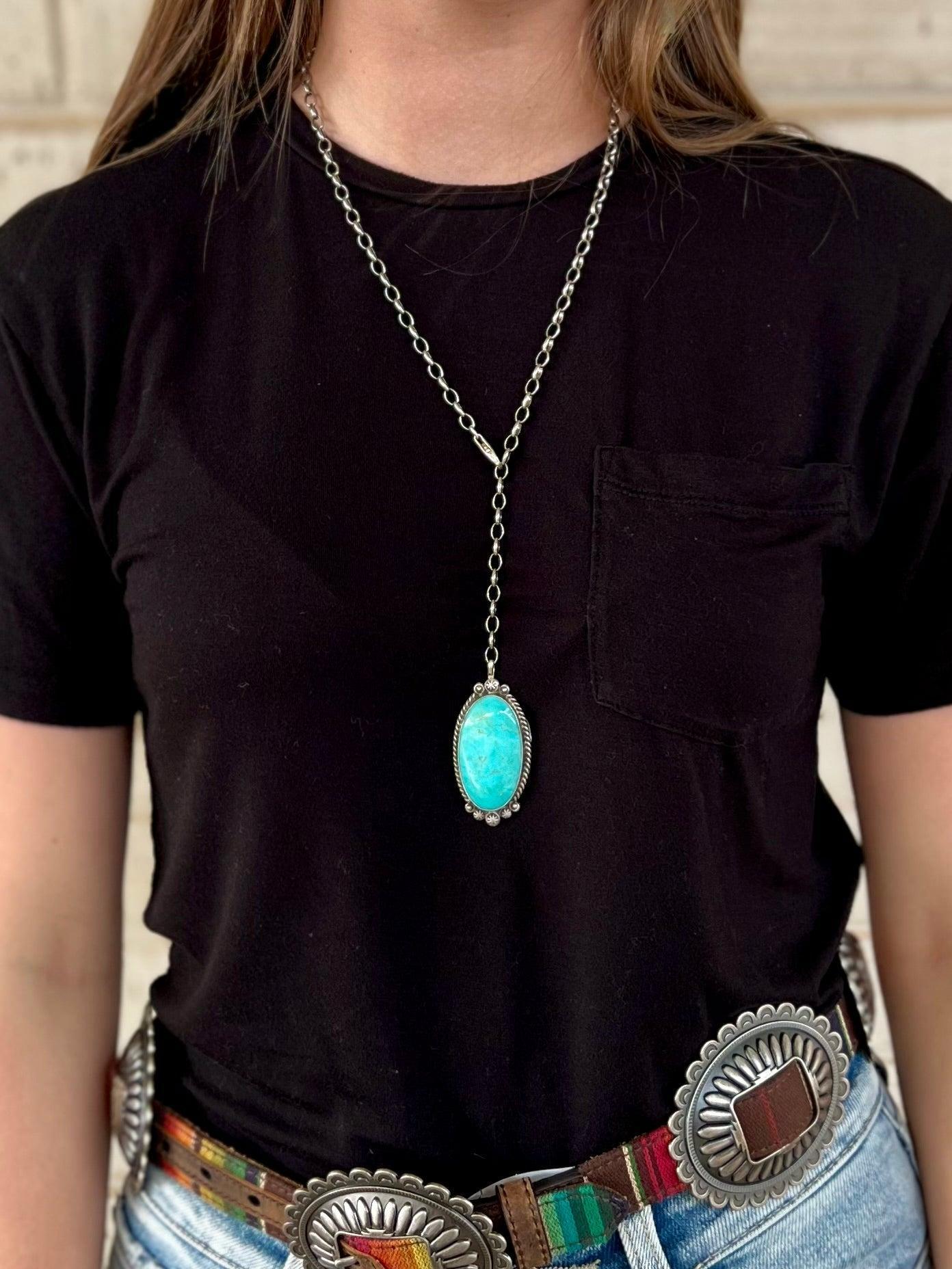 Toggle With Me Turquoise Necklace Product Image